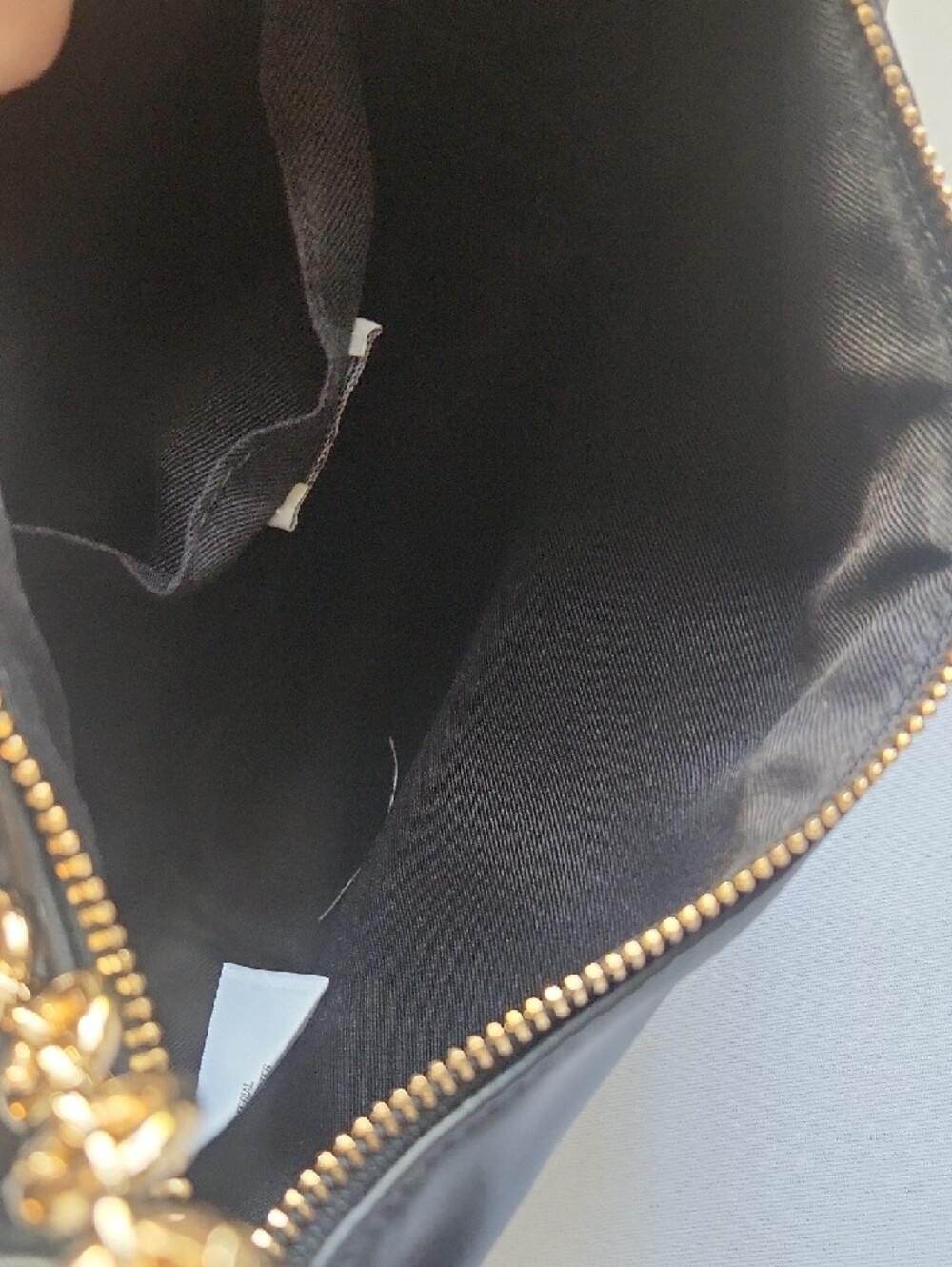 Universal Thread Black Shoulder Bag with Gold Chain Accent - Picture 8 of 8